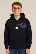FELPA RAGAZZO ZIP CAPPUCCIO