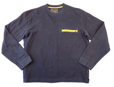 Camicia Abercrombie & Fitch Affidabile Outdoor Goods Navy Manica Lunga XL Giallo Zip