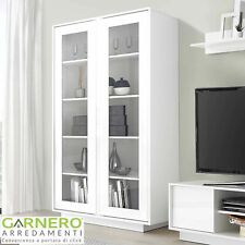 Vetrina 2 ante bianco lucido sala salone soggiorno salotto SPIRIT