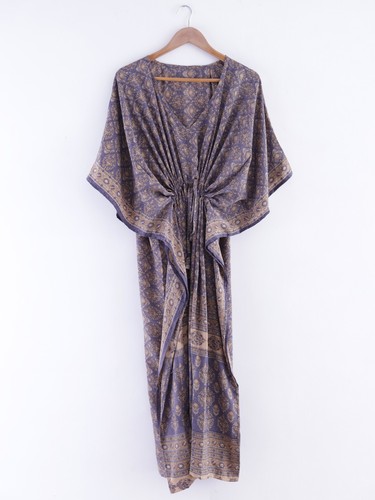 Vintage crepe seta abito - crepe,