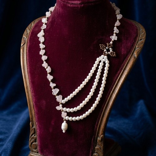 Collana perle maiorca stile - collana,