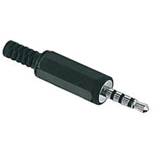 Spina jack 5mm - 3.5mm, poli