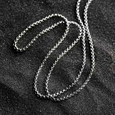 NOUVEAU Chaîne Argent mailles