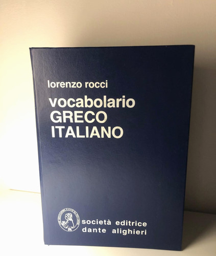 Vocabolario greco italiano - greco,