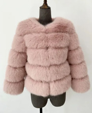 S-5XL Manica Lunga Pelliccia Finta Cappotto Spesso Moda Giacca Inverno per Donne