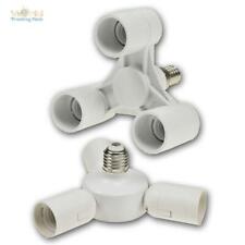 Attacco "Triple" E-14/27 a 3x attacchi E 230V, adattatore lampada adattatore 3 posizioni