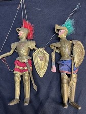 Coppia di pupazzi marionette