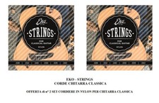 EKO STRINGS OFFERTA n° 2 SET CORDE muta CHITARRA CLASSICA DUE mute  IN NYLON 