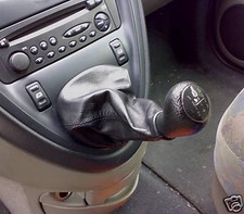 CUFFIA leva CAMBIO IN PELLE NERA per CITROEN  XSARA PICASSO