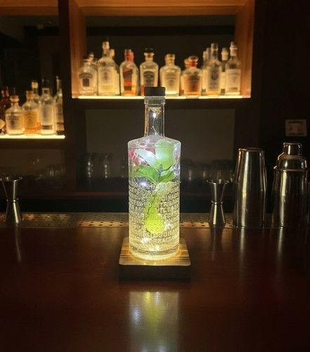 Lampada artigianale base gin - artigianale,