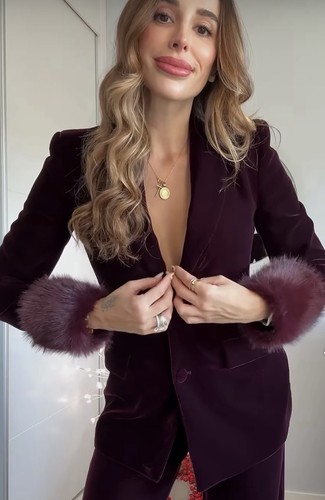 Zara blazer velluto con - xl,