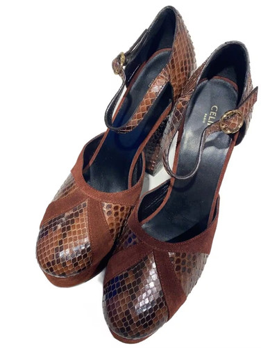 Celine pitone pelle - pitone,