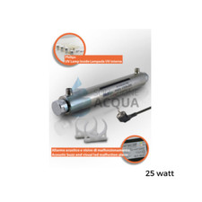 DEBATTERIZZATORE STERILIZZATORE SISTEMA UV COMPLETO 25W DEPURATORE ACQUA OSMOSI