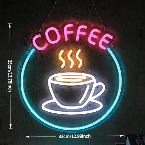 Luce neon led caffè insegna - neon,