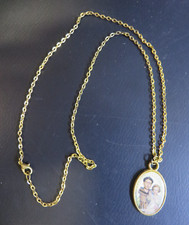 CATENELLA COLLANA CON CIONDOLO IN METALLO GESU' CRISTO -