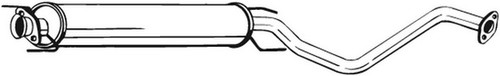 120 silenziatore centrale - silenziatore,