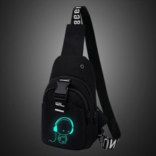 Zaino monospalla usb - monospalla,