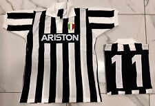 maglia Juve Ariston 1984/85 N°11 Boniek Calcio Acrilico Vintage Lanetta Scudetto