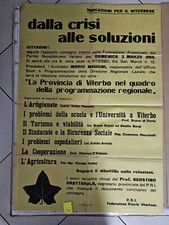 Manifesto Viterbo Pri Partito Repubblicano Italiano Agostino Grattarola