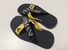 Armani baby slippers 405542 black/yellow 31 bambino