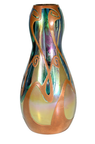 Vaso vetro boemia art - vaso,