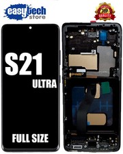 SAMSUNG S21 ULTRA G998 Display TFT LCD Touch Screen Schermo Frame Nero