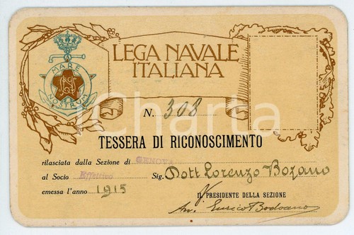 1915 lega navale italiana - navale,