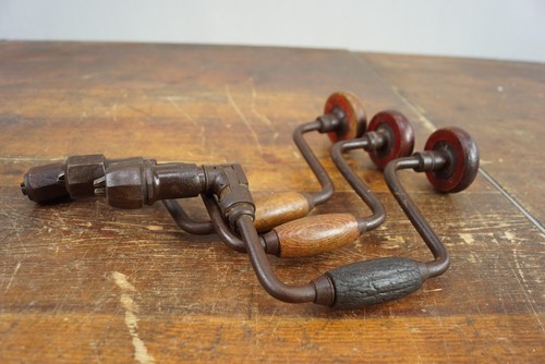 Trapano legno vintage - 3x, in
