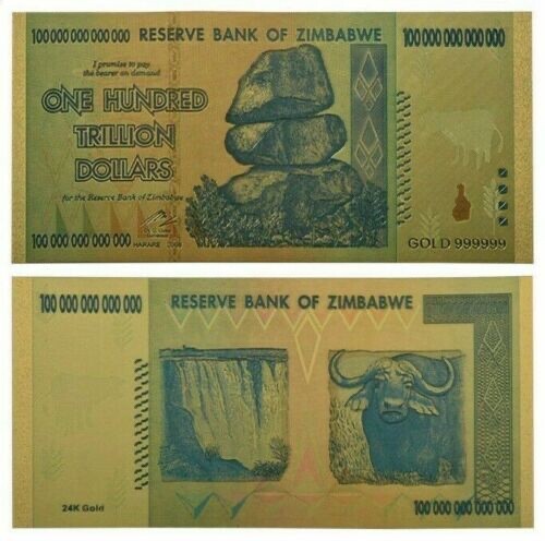 Banconota zimbabwe 100 - zimbabwe,