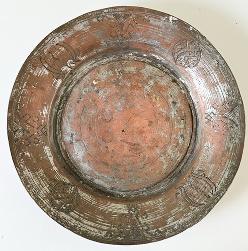 Antico vassoio piatto armeno