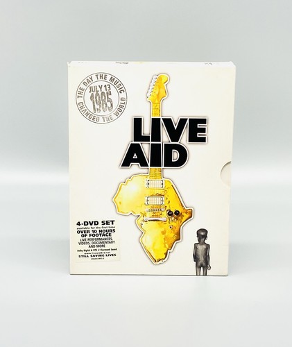 Live aid dvd box set - box,