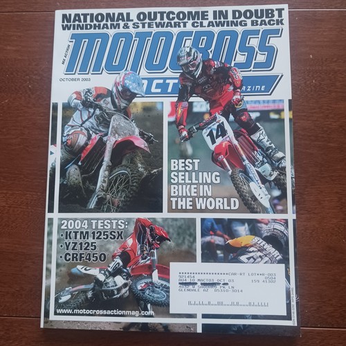 Motocross action october 2003 - motocross,