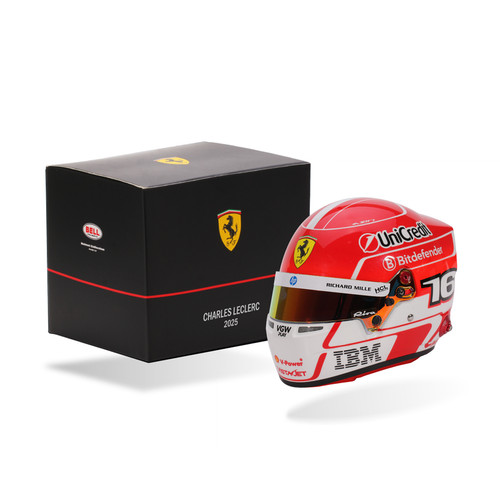 Casco charles leclerc - 1:2,
