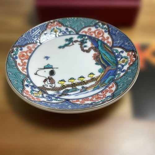 Kutani ware snoopy landscape - ware,