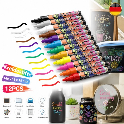 Pennarelli gesso lavabili - 12,