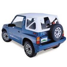 Capote Softtop capote di ricambio guscio vetri trasparenti Suzuki Vitara 88-94