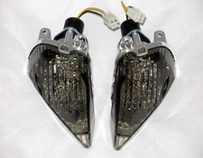 Frecce posteriori a led nere Suzuki GSX R 1000 K5 K6 2005 2006 segnali led fumè