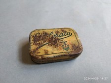 F. PESCETTO - GENOVA - SCATOLINA LATTA PASTIGLIE CLORATO DI POTASSIO anni '50