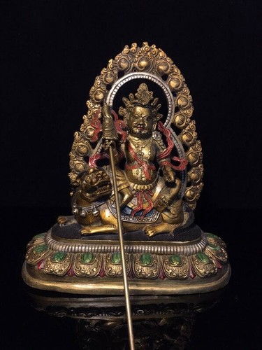 Antico dipinto tibet bronzo - dipinto,