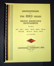 Manuale ricevitore nazionale HRO-5 HRO-5T HRO-5R HRO HRO-SR