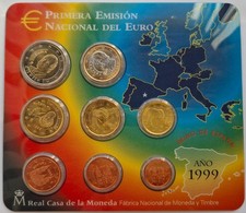 SPAGNA - DIVISIONALE 1999 FDC - EMISSIONE IN EURO ANTE 2002