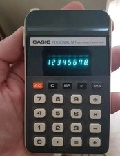 Retro calculator. 1978 Casio