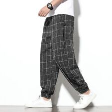 Pantaloni Harem Retro A Quadri