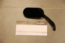 Triumph Mirror nero ovale