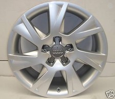 4 CERCHI IN LEGA AUDI A5  A4 ALL RAOD 7,5 X 17 " ORIGINALI 8T0601025C SILVER