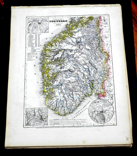 1849 meyer atlas - meyer's-atlas=mappa, del