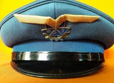 Cappello guardie giurate Napoli tg 58 azzurro nuovo 