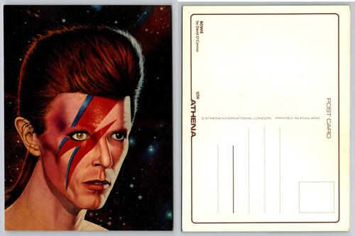 Cartolina david bowie - cartolina, aladdin