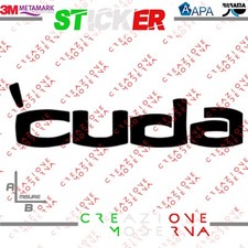 ADESIVO STICKER CUDA MISURE PERSONALIZZATE