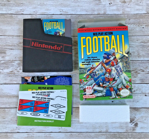 Nes play action football - play,